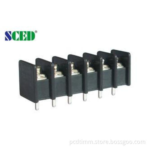 Black High Voltage Barrier Terminal Block 2 Way - 24 Way Pi